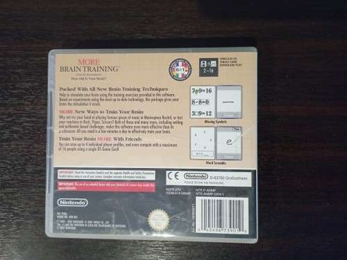 More Brain Training (Dr Kawashima): How Old Is Your Brain? [DS] ///Casing & Booklet ONLY\\\